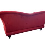 Vintage pink and red sofa