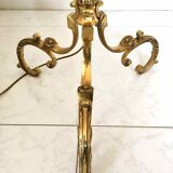 Brass floor lamp 60s