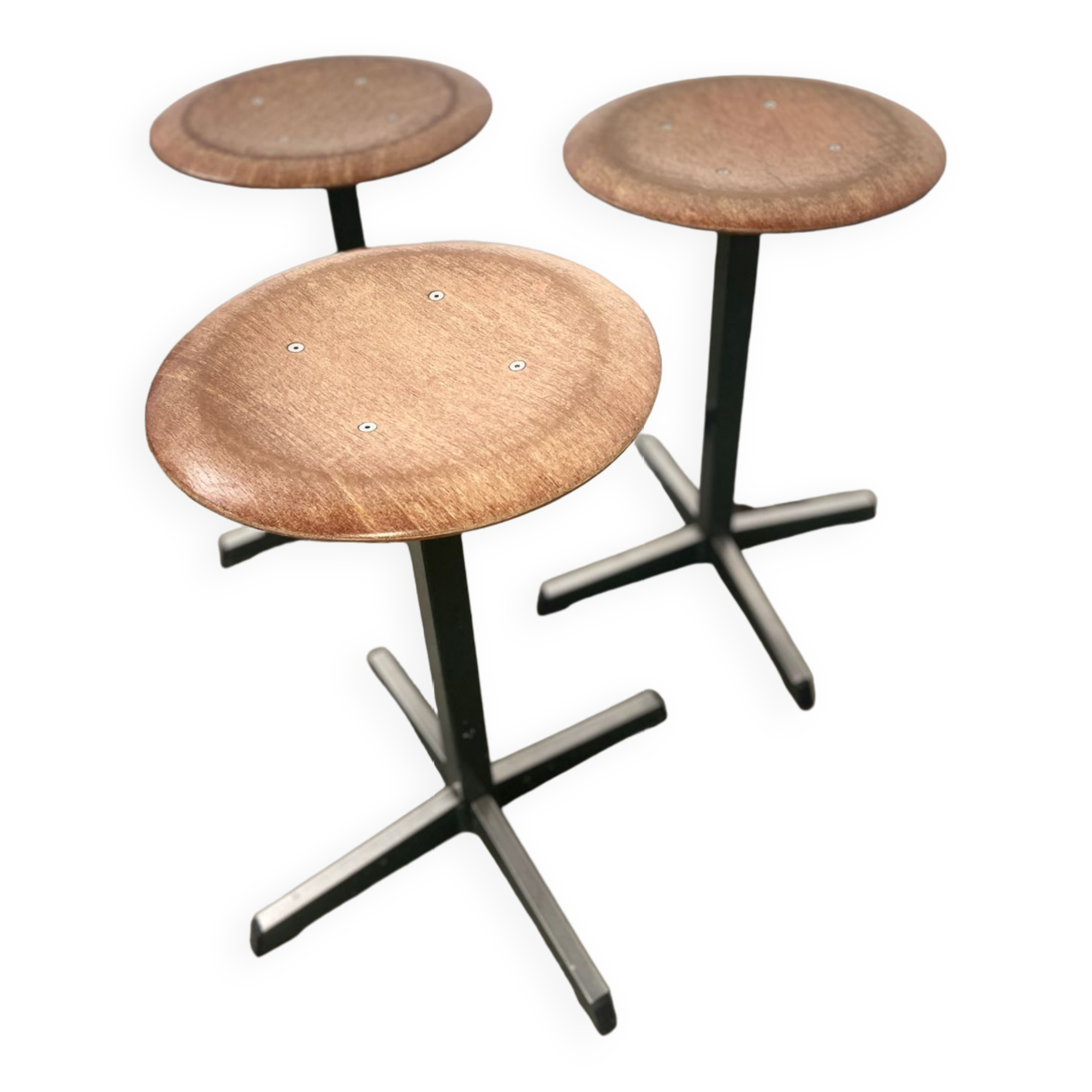 Vintage wooden stools
