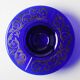 Rare Cobalt Blue Crystal and Silver Bowl / Fani Argento / Florence / 1930s