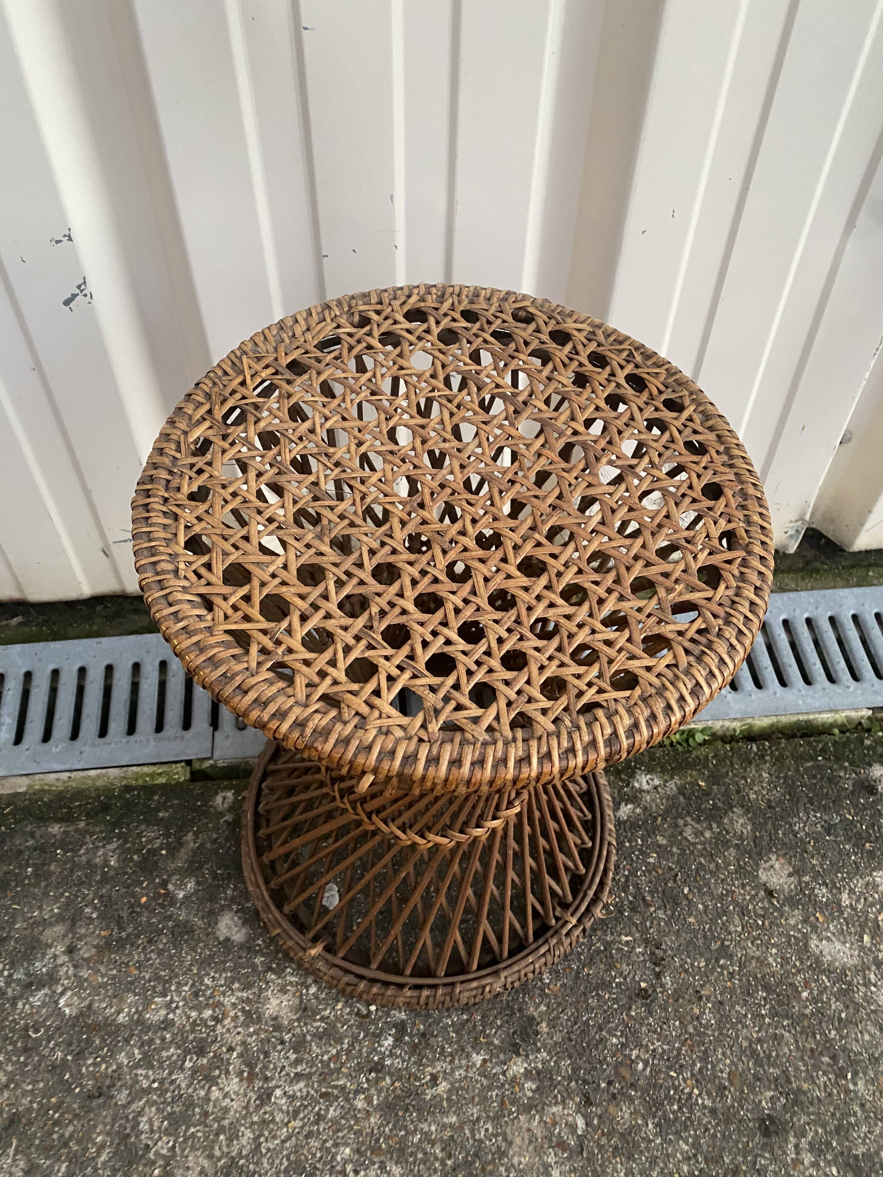 Rattan stool