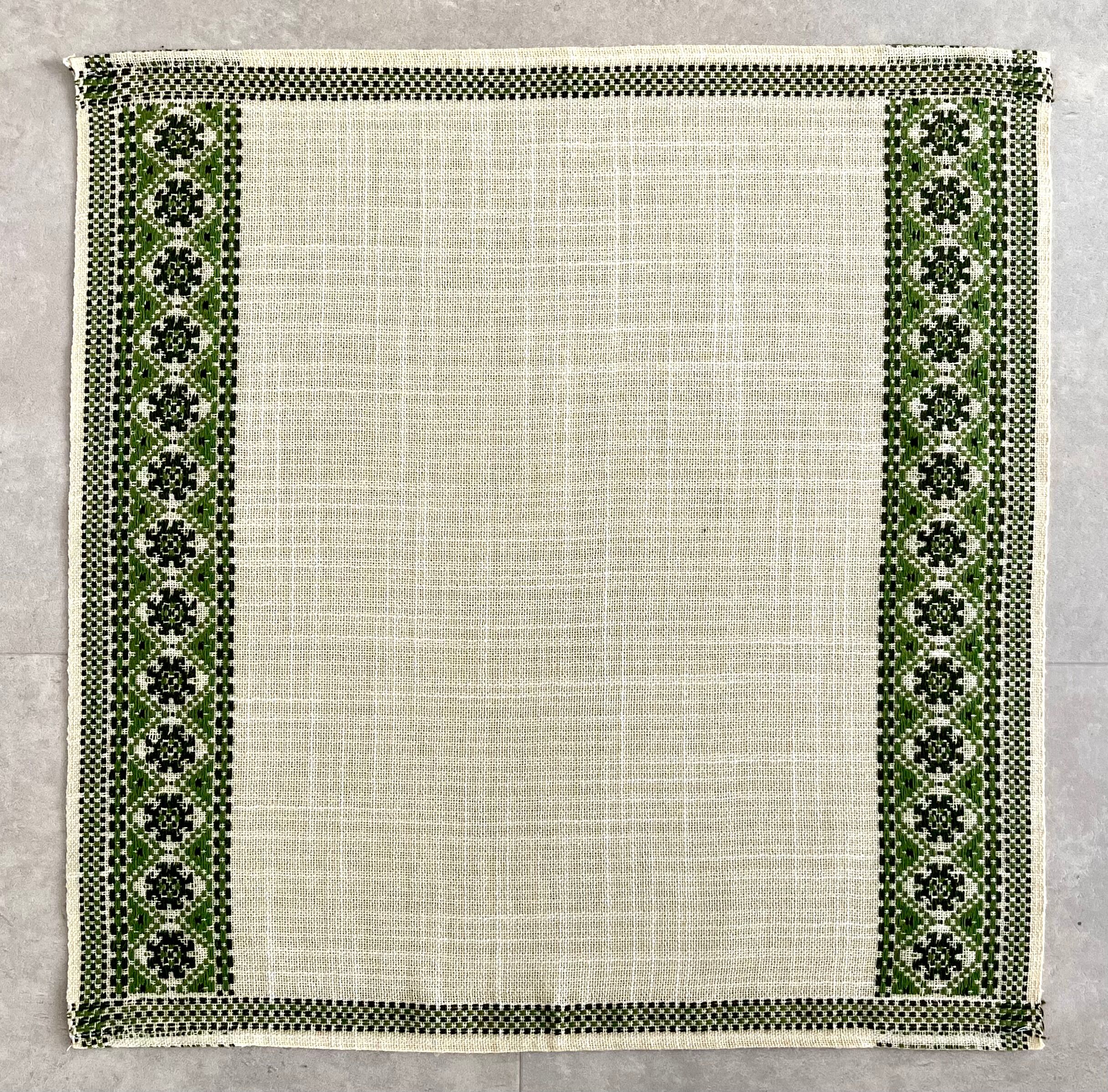 10 serviettes de table vintage 1970