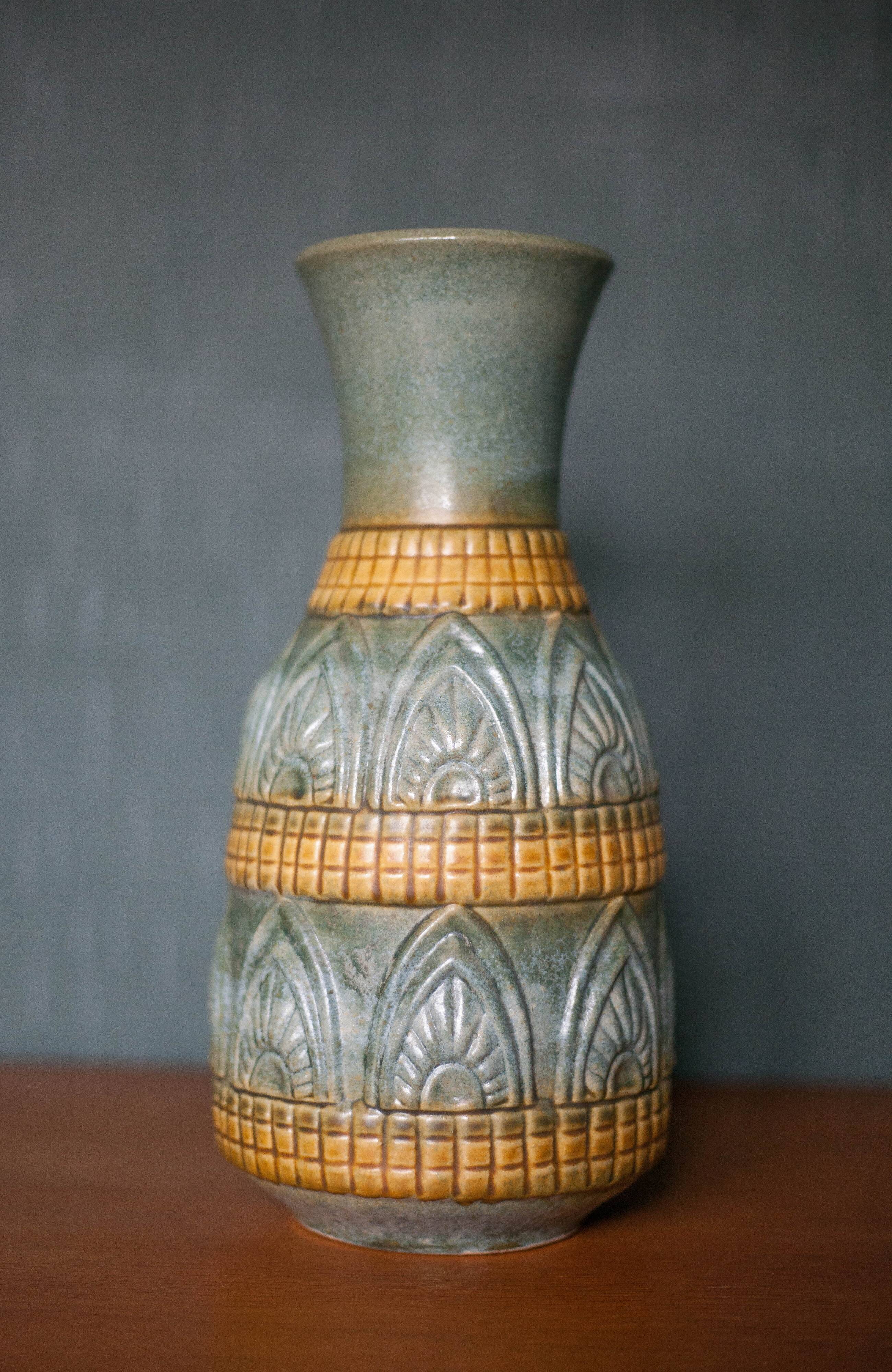 Ceramic vase West Germany 1482/30 70's