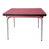 Red formica table 60s/70s