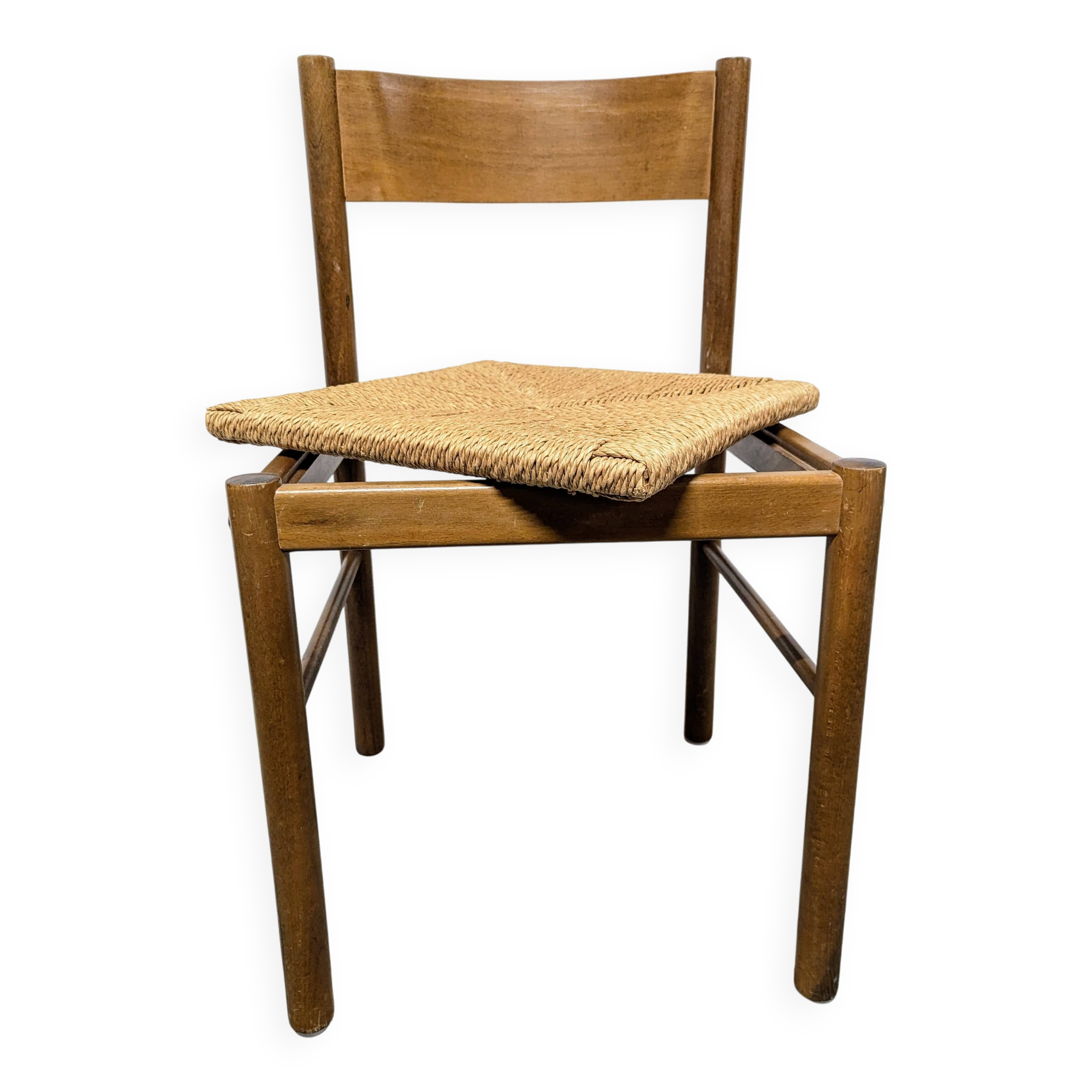 Wooden and rope chair