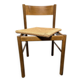 Wooden and rope chair