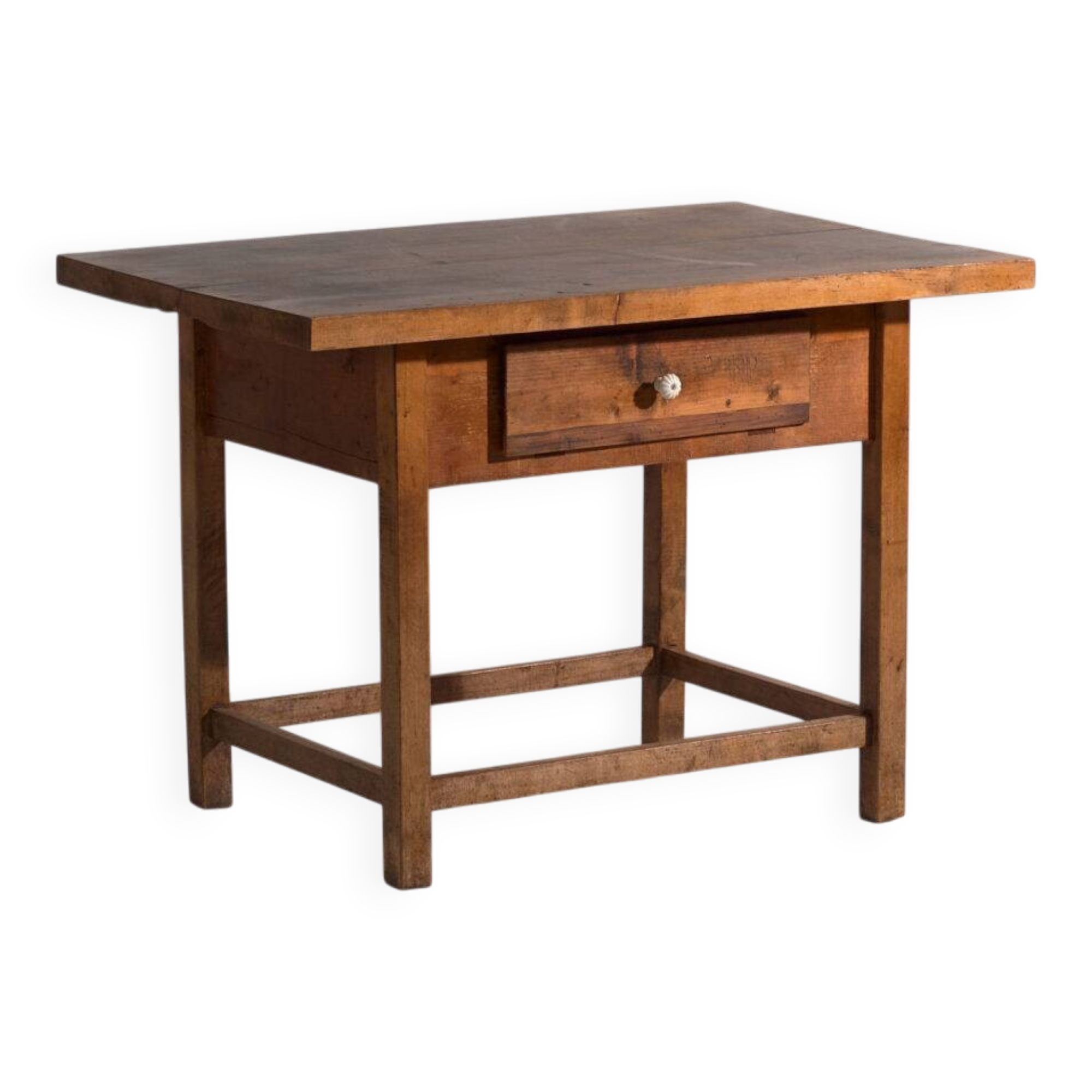 Table de cuisine ancienne en bois massif – Europe centrale, vers 1920