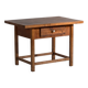 Table de cuisine ancienne en bois massif – Europe centrale, vers 1920