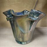 Vase en grès flammé irisé de Rambervillers