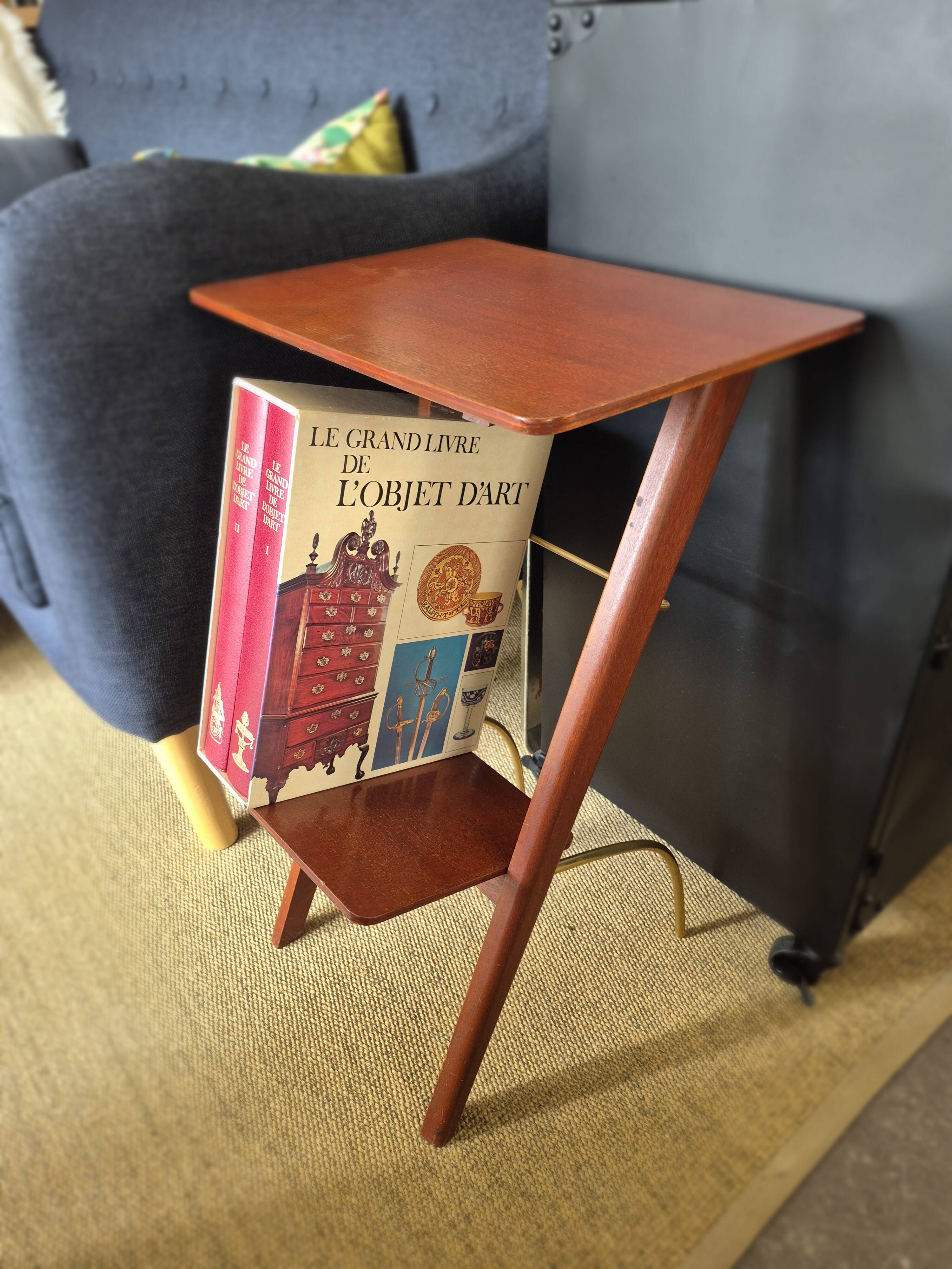 Pair of vintage 50s bedside tables or end tables