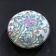 Vintage Chinese Porcelain Trinket Box H.F.P. Macau Famille Rose 1970s