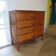 Vintage - Chest of drawers - 4 drawers - wood - 1950s/60s - modernist/Scandinavian