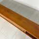 1960s vintage mid-century XL teak floating wall unit / wall-mounted sideboard / showcase by Bartels
