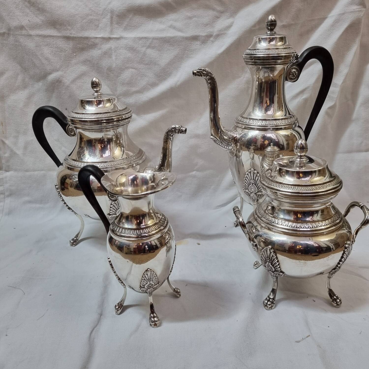 Silver Boulenger service, late 19th C.