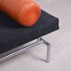 Danish "daybed" bench in leather and alcantara - 1980