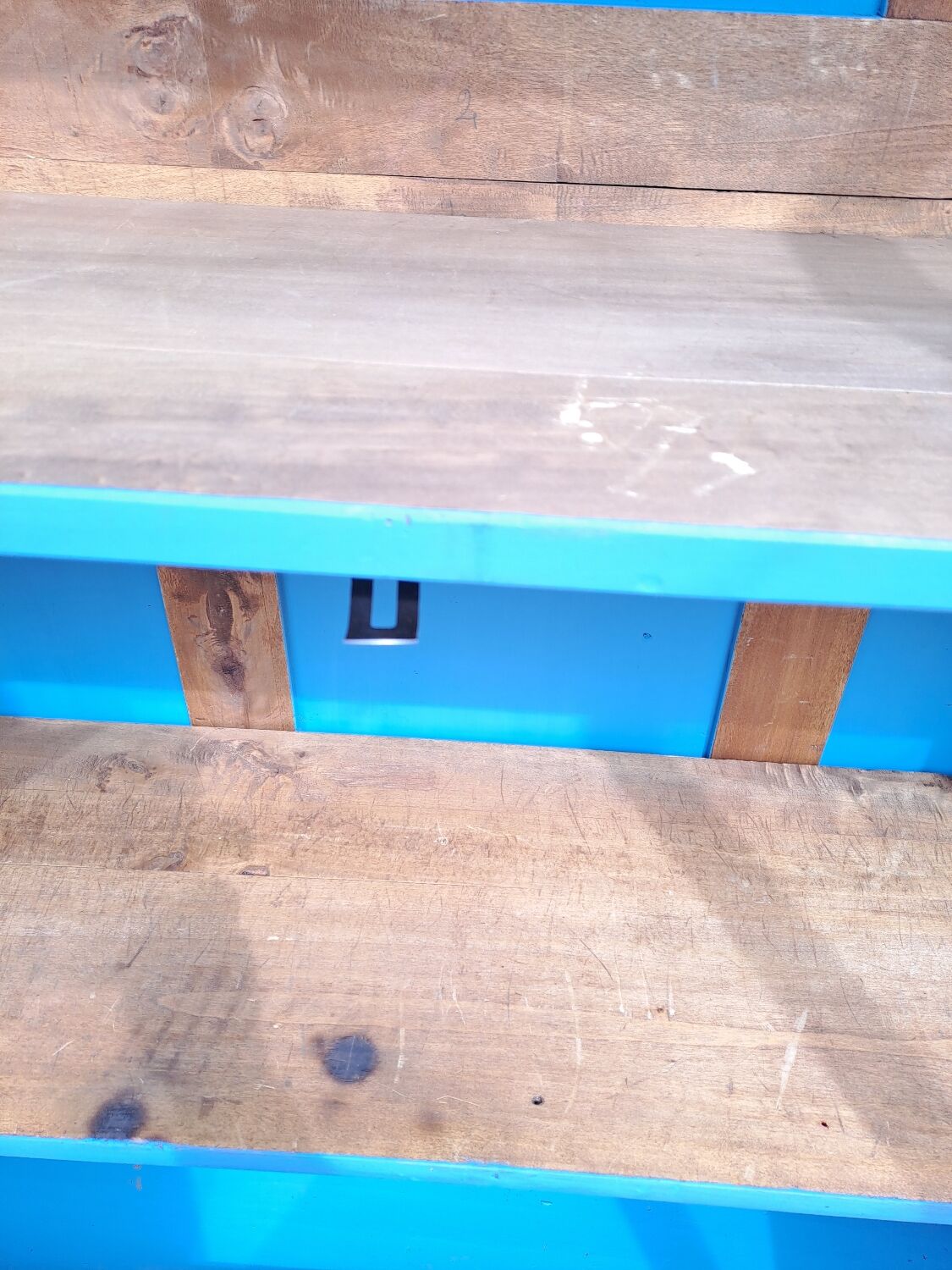 Louis Philippe blond walnut bookcase