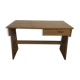 Vintage desk in brown formica