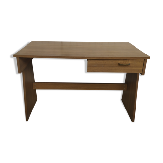 Vintage desk in brown formica