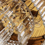 Set of 2 crystal ceiling lamps by Riedinger