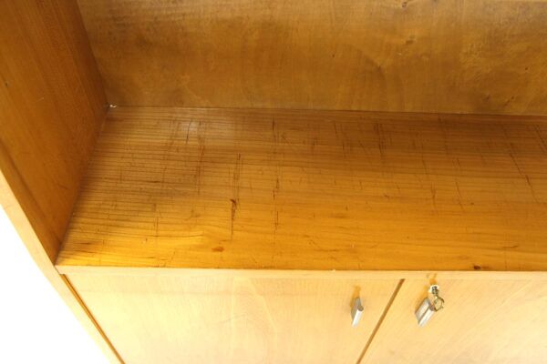 Bibliothèque scandinave en orme, Suède, 1960