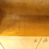 Scandinavian elm bookcase, Sweden, 1960