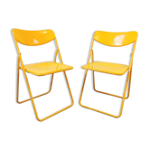 Pair of Ikea folding chairs 80s