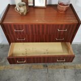 Vintage chest of drawers spindle feet
