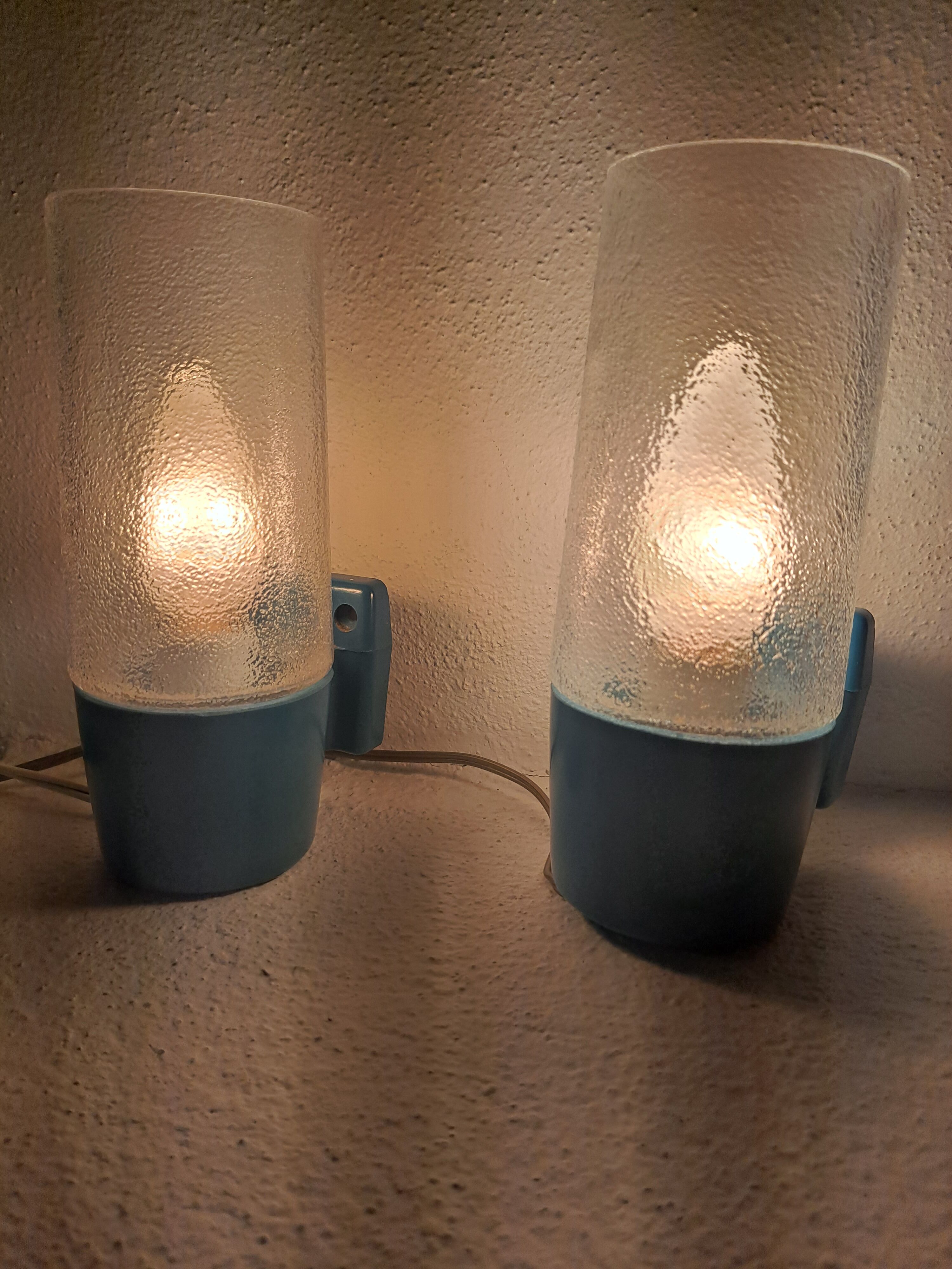 Pair italian sconces retro