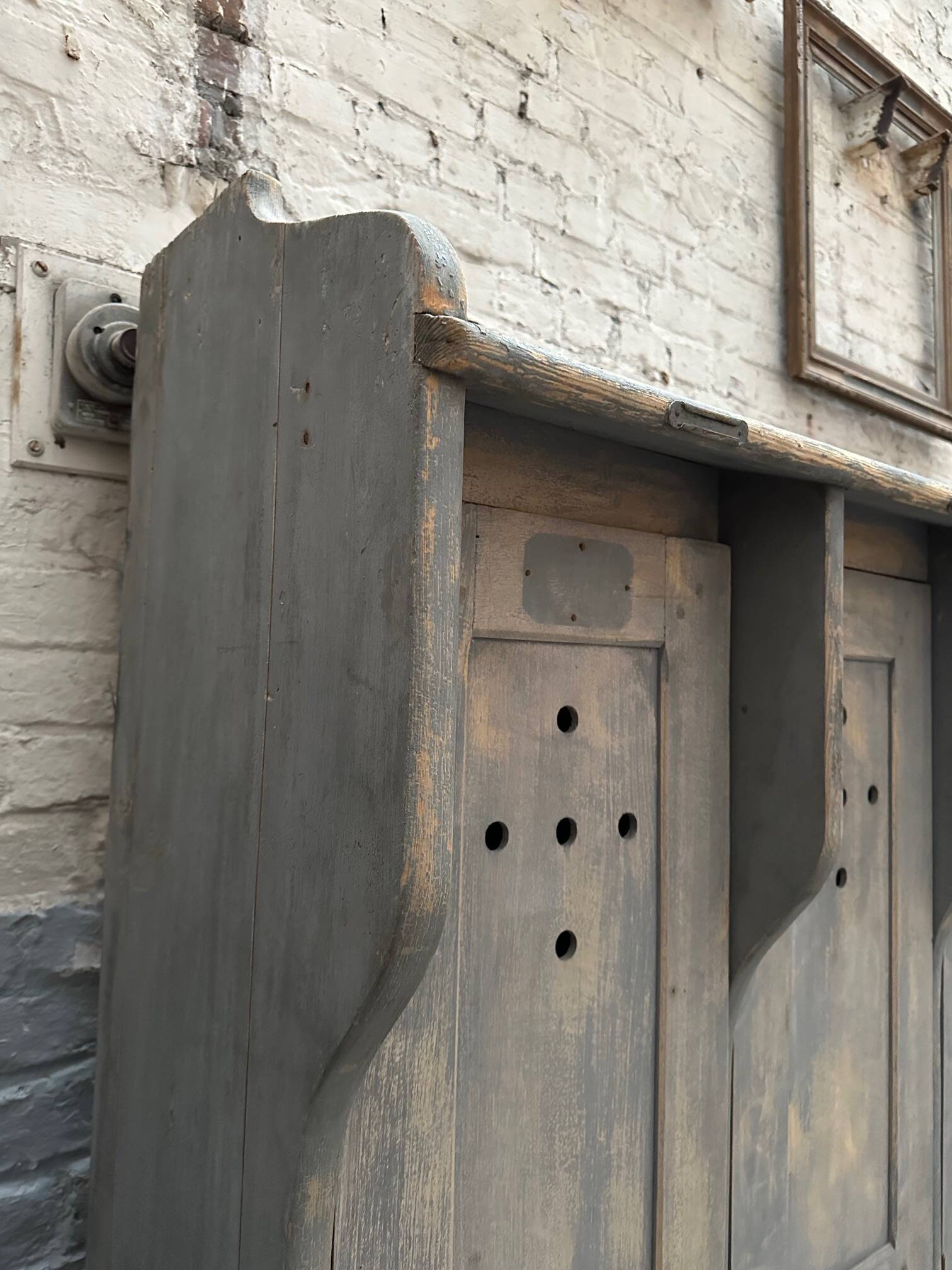 Workshop locker room, early 20th century