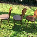 3 bistro chairs