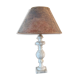 Alabaster lamp and its shade