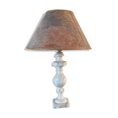 Alabaster lamp and its shade