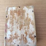 Wooden box decorated badge and unicorn