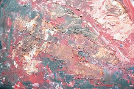 Jozef Mees, Lyrical Abstract Oil on Panel 1962