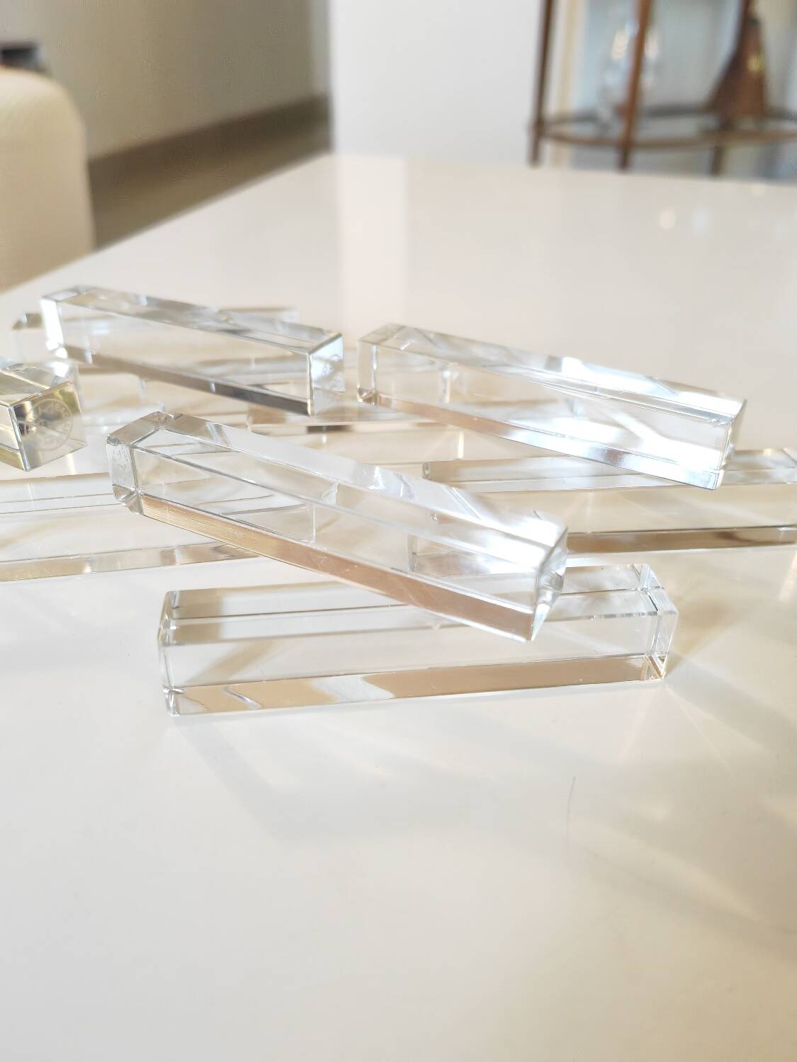 12 Baccarat knife holders