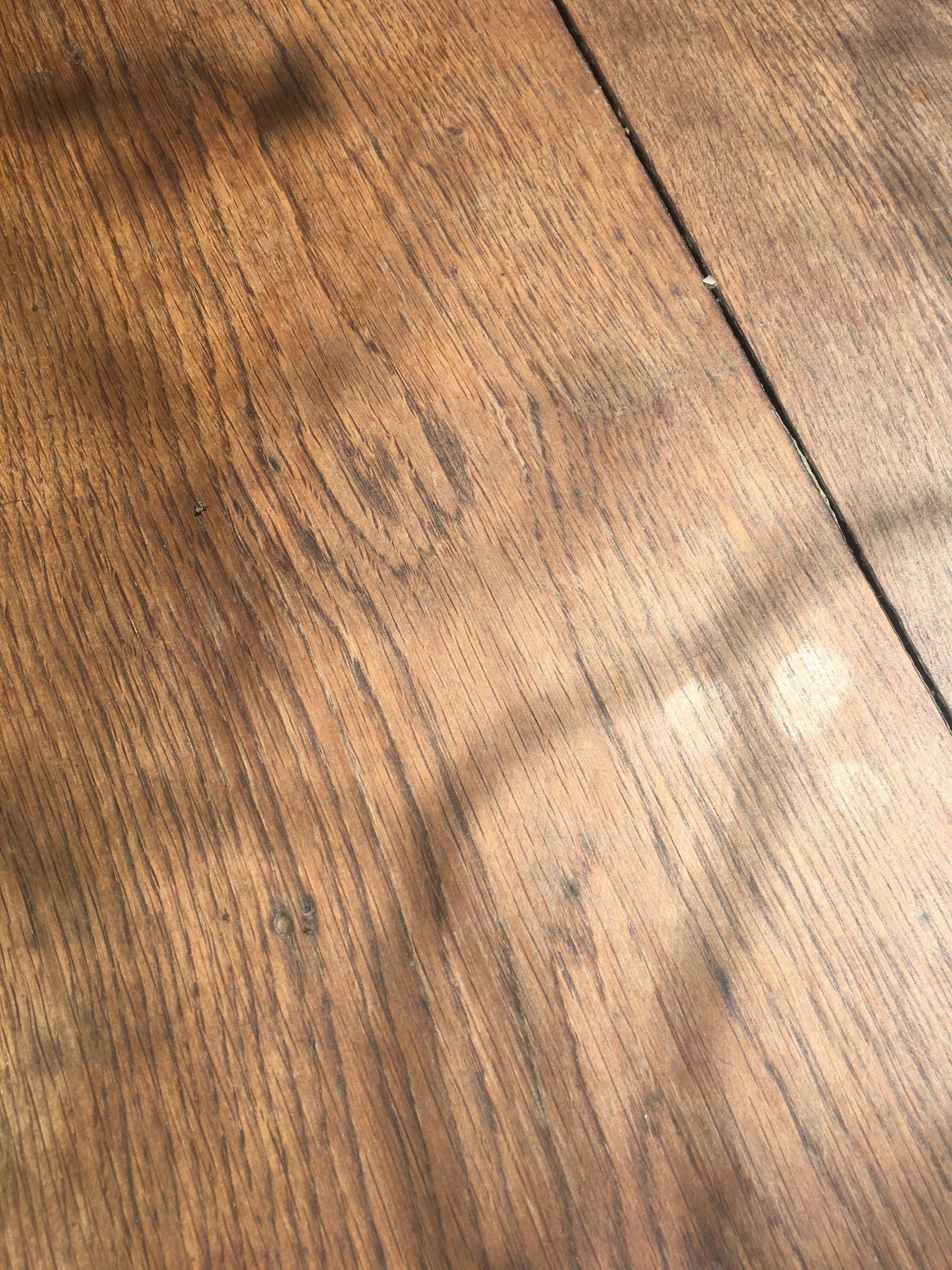 Farmhouse dining table with assorted benches