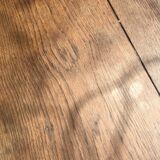Farmhouse dining table with assorted benches