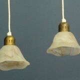 Plafonniers danois, abat-jour en onyx