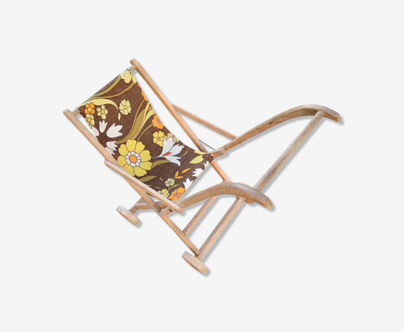 Poussette en bois vintage