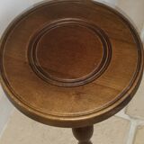 Solid wood tripod stool