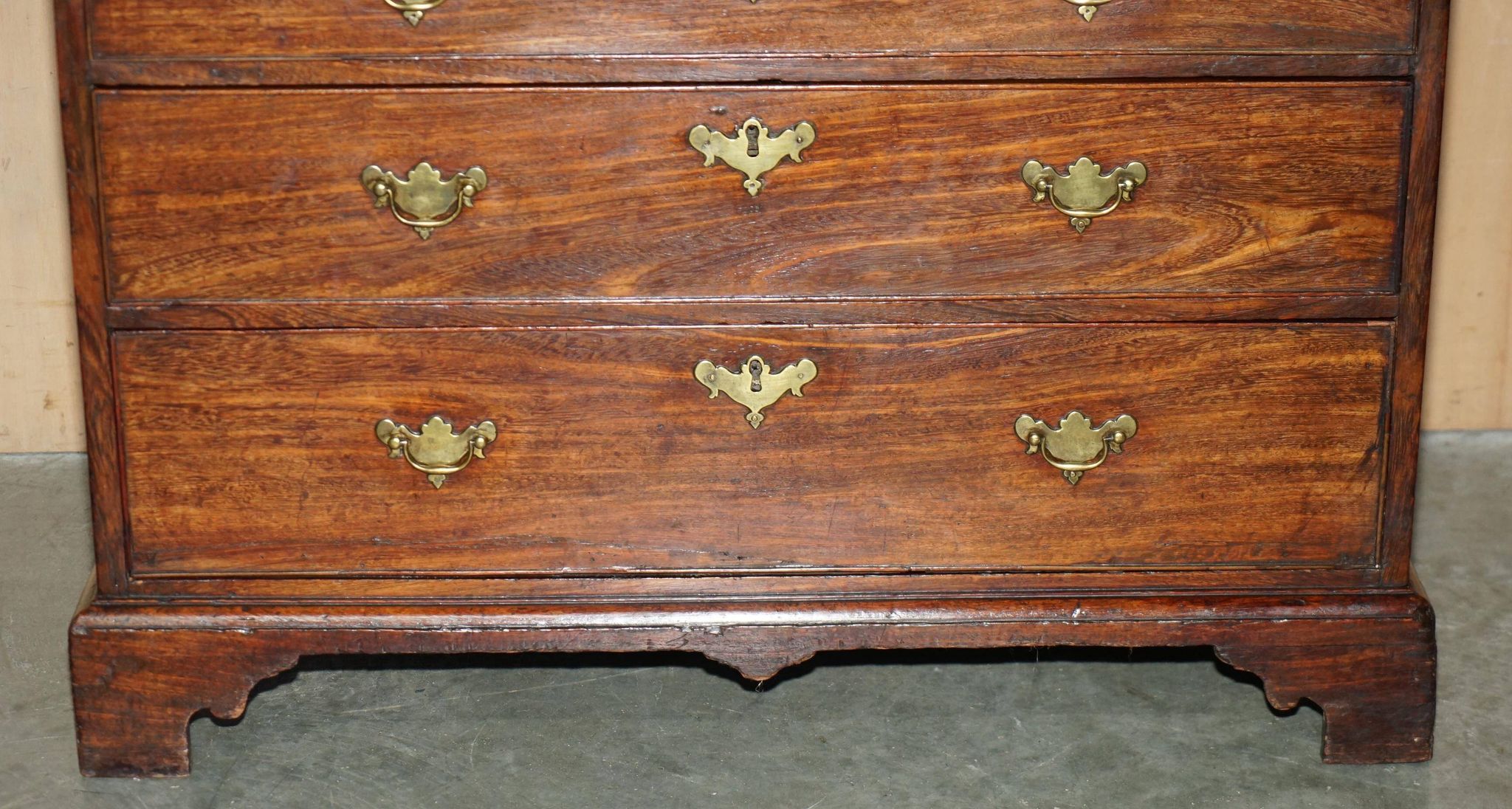 Colonial camphor wood library desk, George III period circa 1760.