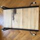 Industrial coffee table type SNCF pallet