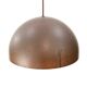 Massive patinated copper lamp - Denmark 60's