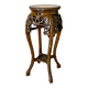 Chinese stool from the 19th century, made of wood and marble. In very good condition.
