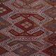 Vintage Turkish kilim, handwoven, 176x244 cm.