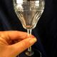 Suite of 6 stemmed glasses for cooked or digestive crystal wine size