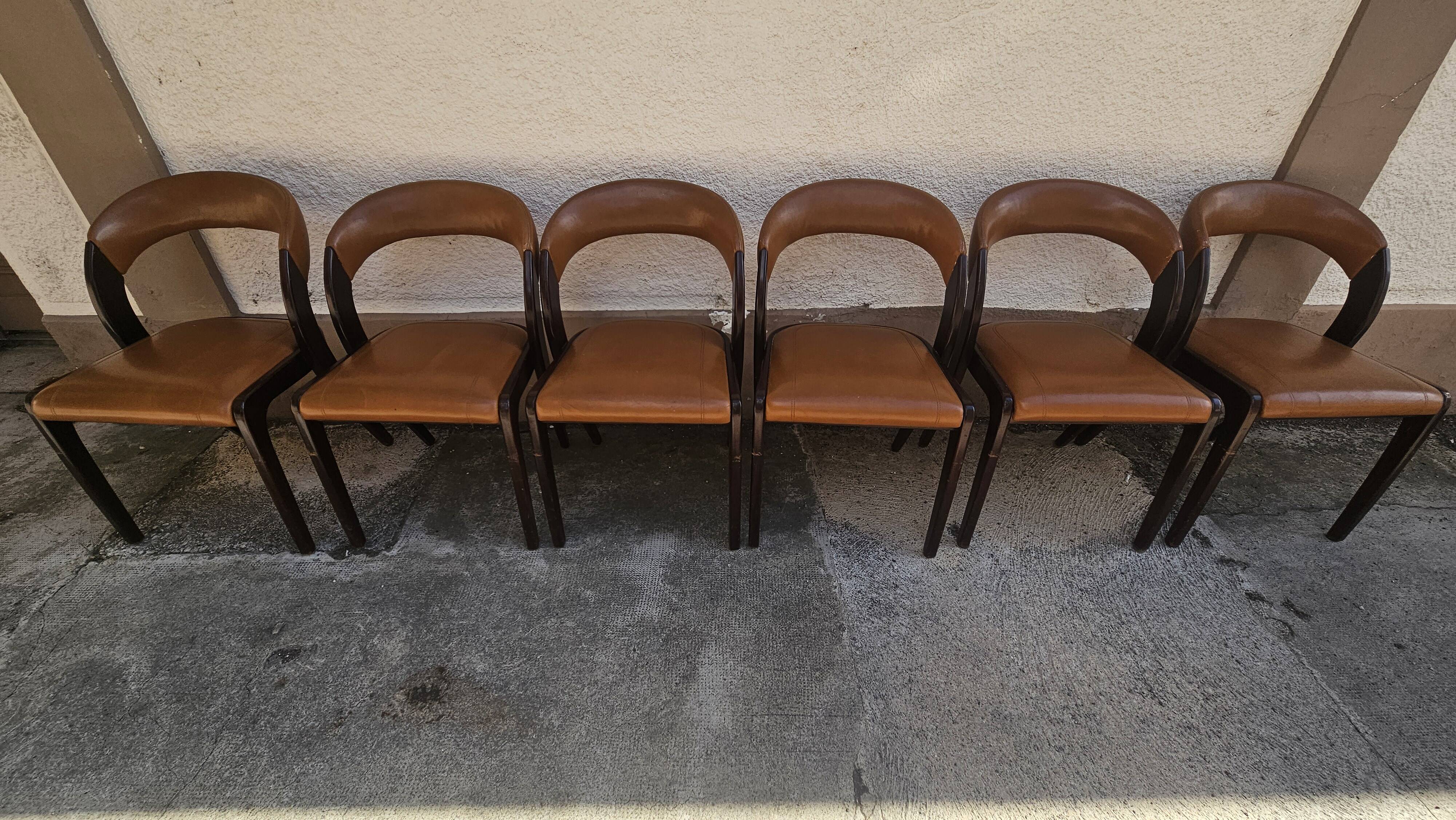 6 Baumann Gondole Chairs