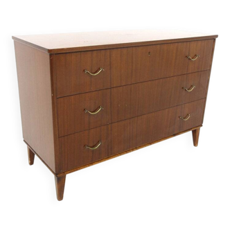 Scandinavian mahogany chest of drawers, Swedish modern, Sweden, 1940