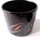 Black opaque glass box with WV glass stamp