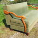 Louis XIII Style Convertible Sofa Sheep Bones